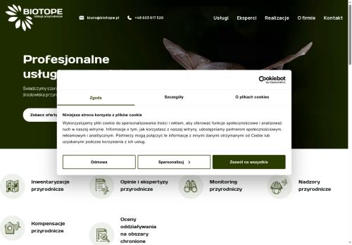 BIOTOPE USŁUGI PRZYRODNICZE MACIEJ ŁOCHYŃSKI